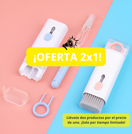 KIT DE LIMPIEZA PORTÁTIL MULTIFUNCIONAL 7 EN 1